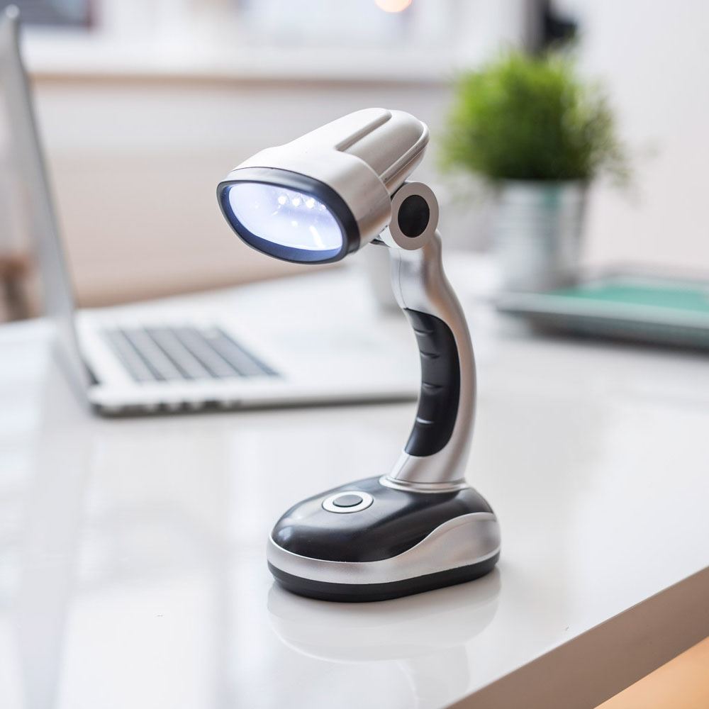 Lyyt 12 LED USB or Battery Powered Desk Reading Work Light Lamp