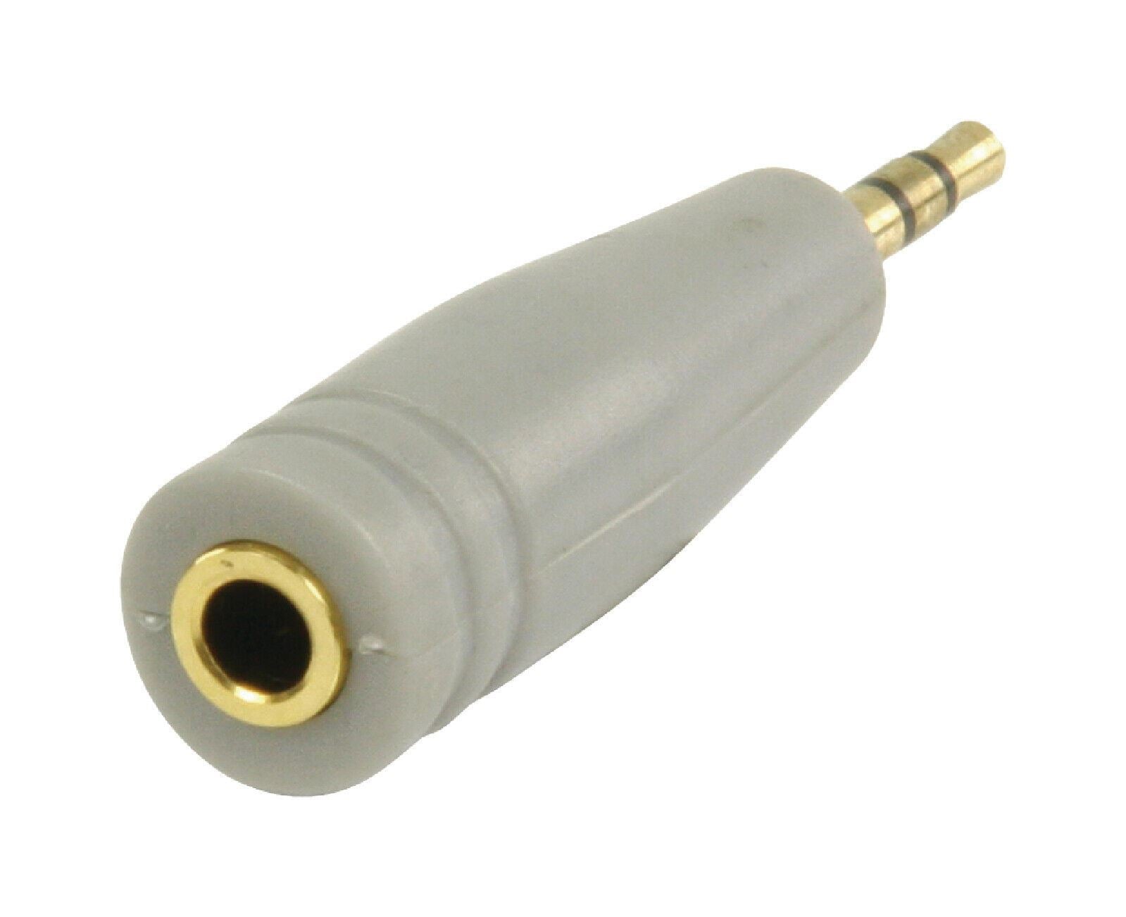 Bandridge Stereo Audio Adapter 2.5 mm Male - 3.5 mm Female Grey
