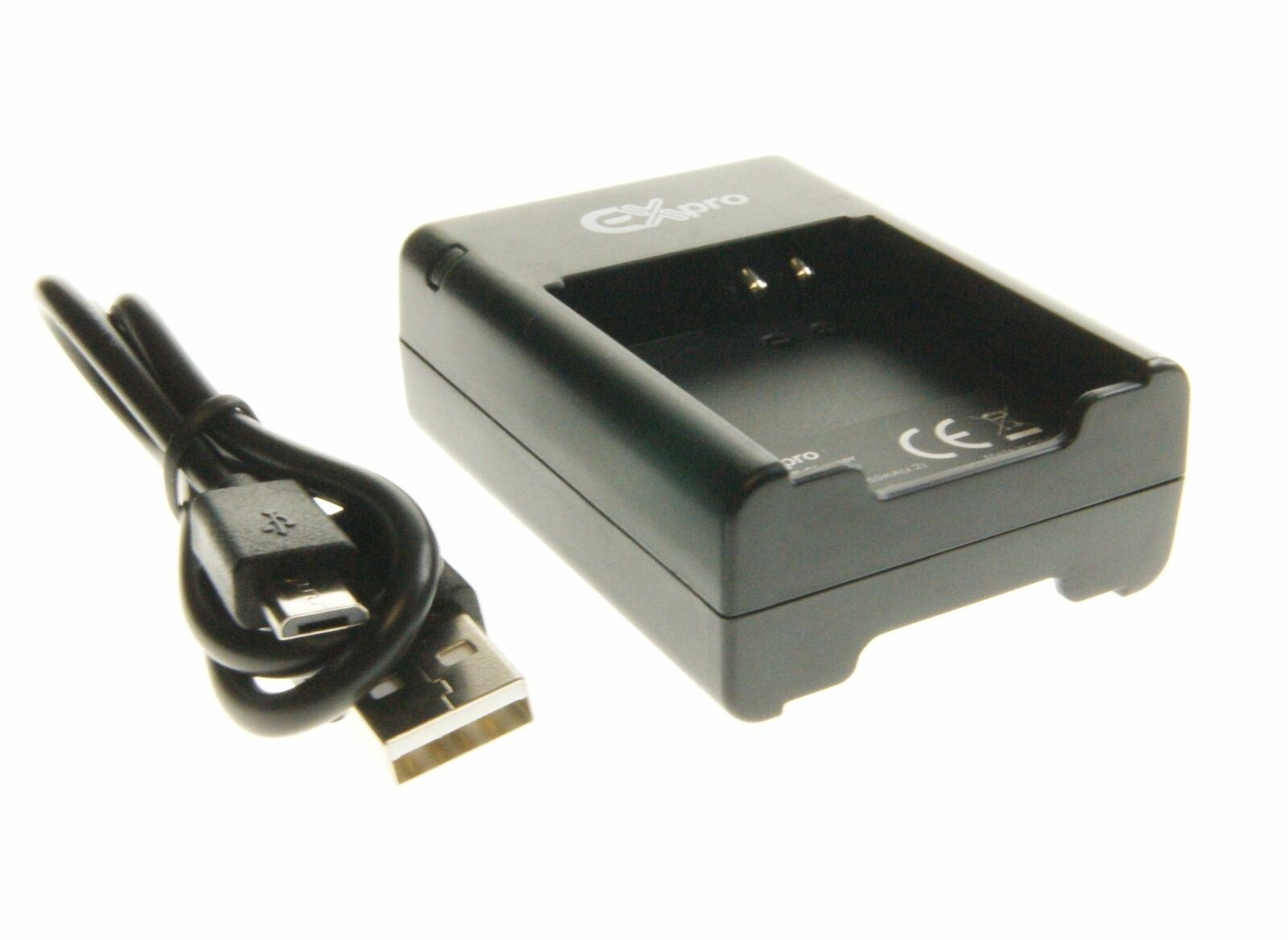 Ex-Pro Samsung EB-BC200ABE BC200AB Mini USB Dual (Twin) Battery Fast Charge Digital Camera Charger for Samsung Gear 360