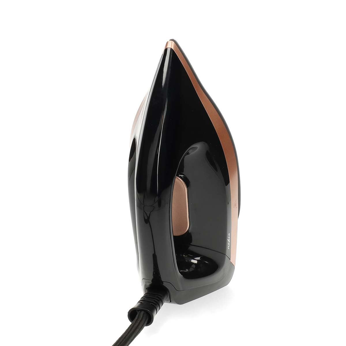 Nedis Steam Generator Iron 2400W, Powerful Fast Heating, Adjustable Steam Control, Vertical Steam Spray Function, 1500ml Connect Water Tank, Stainless Steel Soleplate - Rose Gold