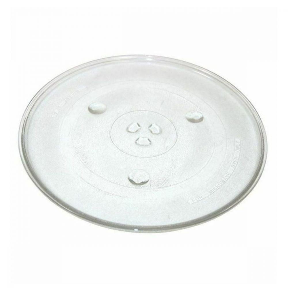 Strong Durable Universal Microwave Turntable Glass Plate with 6 Fixers, 318mm
