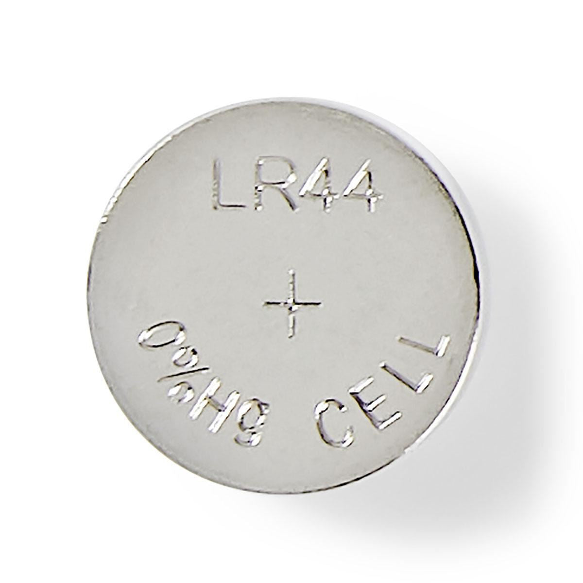 Nedis LR44 Alkaline Button Cell Battery | 1.5 V DC | 10-Pack