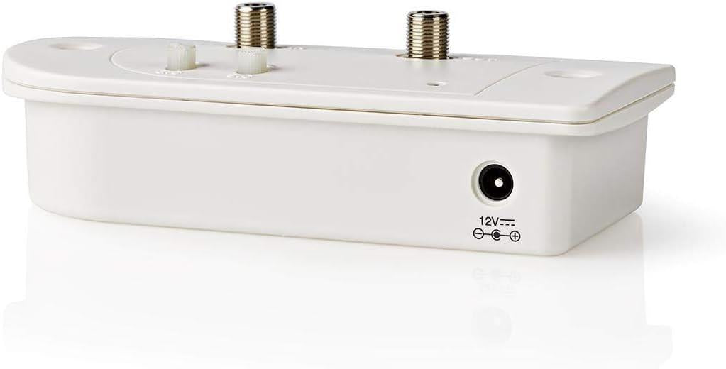 Nedis CATV Amplifier | Gain: 23 dB | 86-1006 MHz | Number of outputs: 4 | Gain control | Return path | White