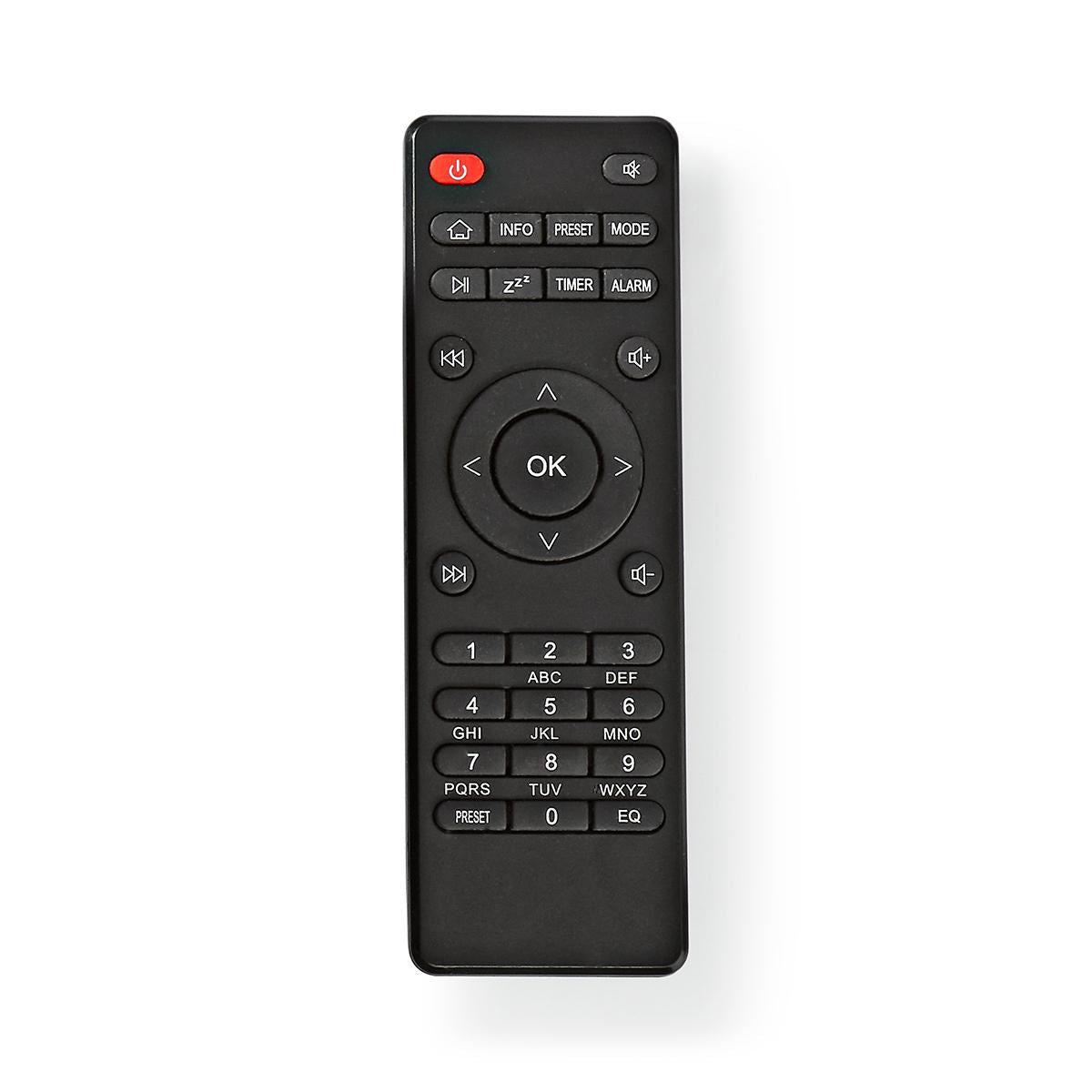 Nedis Remote Control for RDIN3000BK / RDIN4000BK / RDIN5000BK / RDIN5005BK