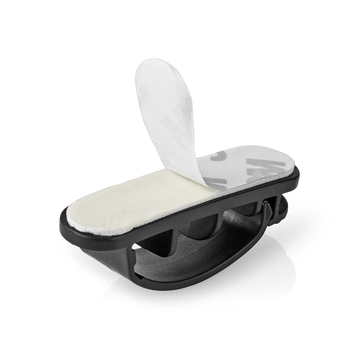 Nedis Cable Management | Cable Clip | Locked | 3 pcs | Number of slots: 3 Slots | Maximum cable thickness: 7.5 mm | Polypropylene | Black