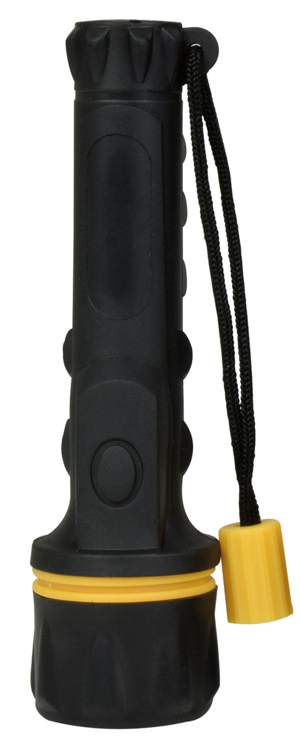 Mercury Heavy Duty LED Weather Proof Rubber Torch 2 x AA type Battery