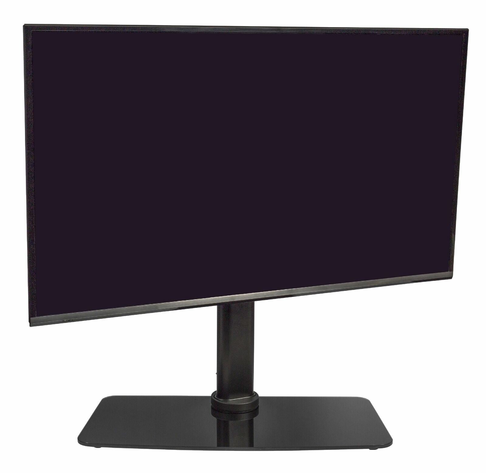 Nedis Full Motion TV Stand | 32 - 65 " | Maximum supported screen weight: 45 kg | Tiltable | Rotatable | Adjustable pre-fixed heights | Glass / Steel | Black