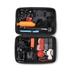 Nedis Action Cam Mount Kit, 41-in-1 XXL Accessories Set with Chest Head Bike Suction Cup Mounts - Compatible with Nedis, GoPro, Rollei