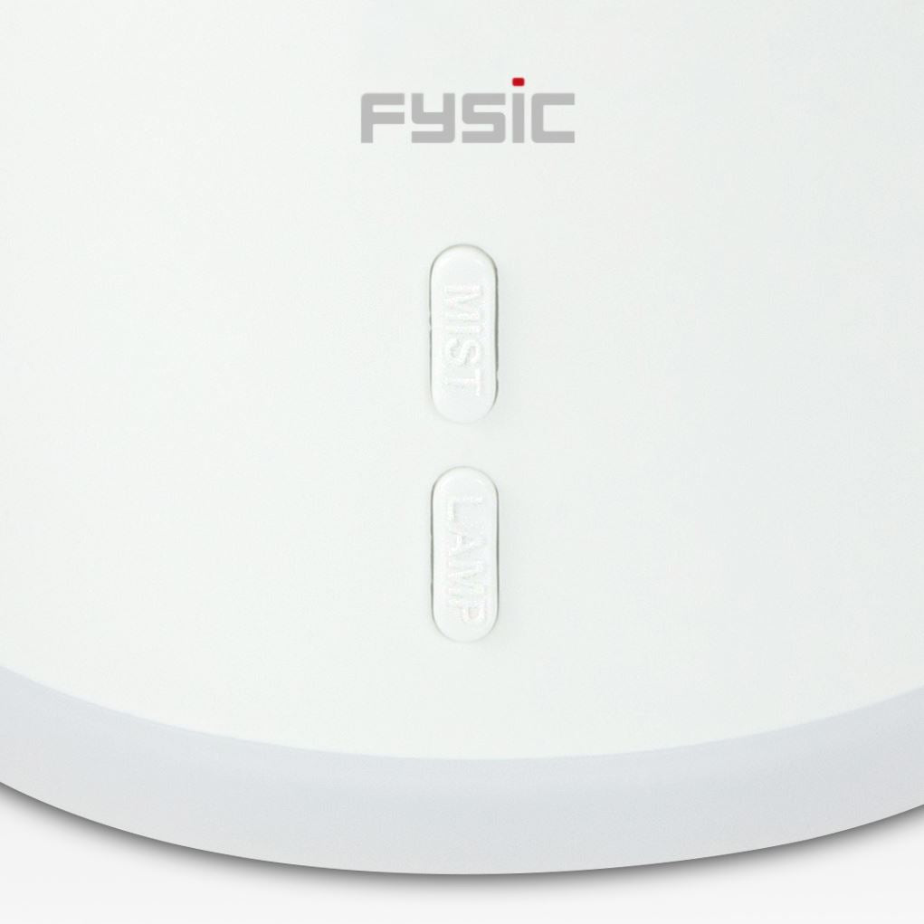 Fysic Ultrasonic Air Humidifier uses Ultrasonic Cooling Vapour Technology / Aroma Fragrance - White