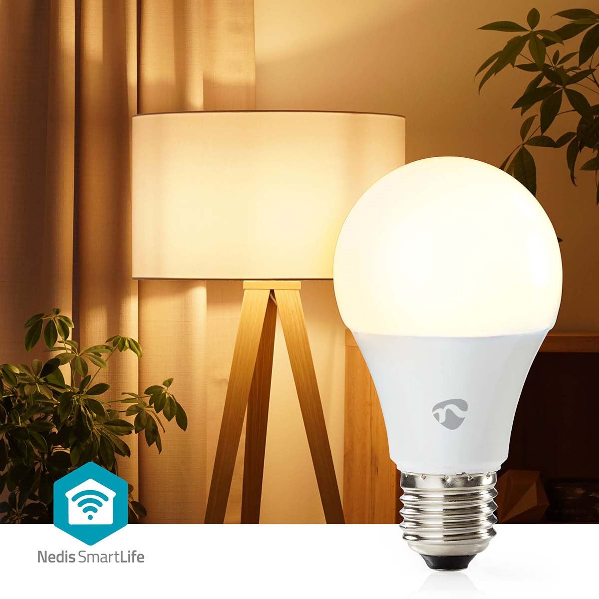 Nedis SmartLife Full Colour LED Bulb | E27 | 806 lm | 9 W | RGB / Warm to Cool White | 2700 - 6500 K | Android™ / IOS | Bulb | 1 pcs