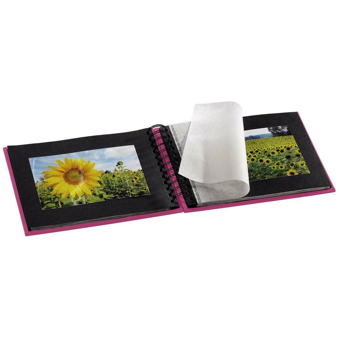 Hama Fine Art Spiralbound Photo Album, 24 x 17 cm, 50 , Pink