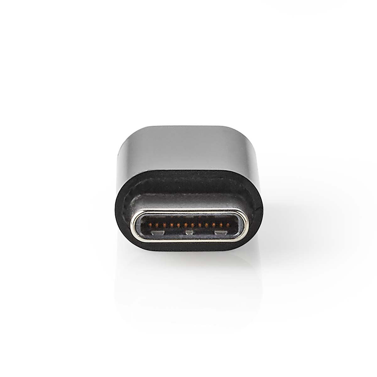 Nedis USB-C™ Adapter | USB 2.0 | USB-C™ Male | USB Micro-B Female | 480 Mbps | Round | Gold Plated | Anthracite | Box