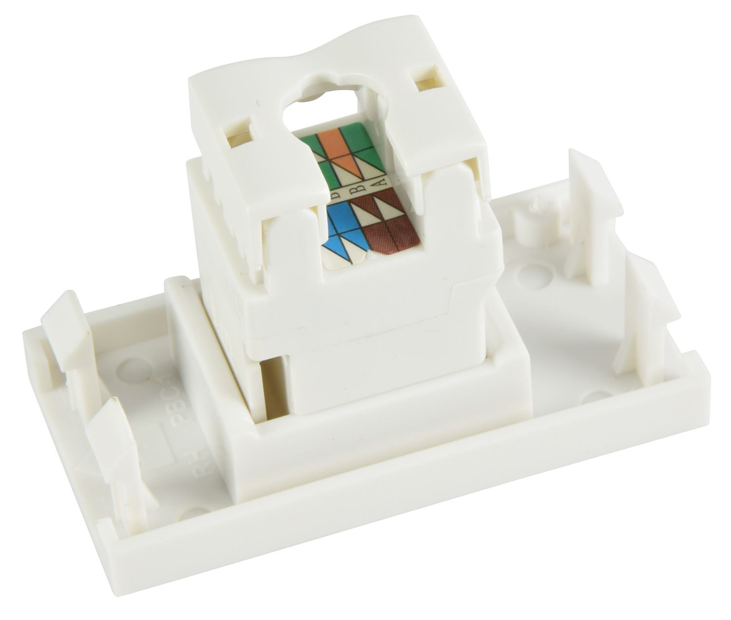 Av:link Keystone Wall Plate Module Outlet Faceplate Cat6 RJ45 Socket 25 x 50mm