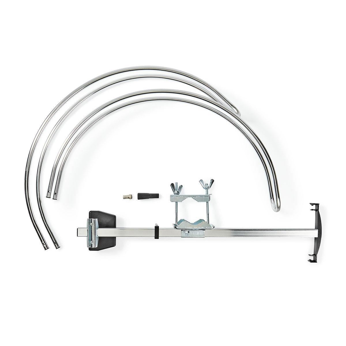 Nedis ANORFM10ME Outdoor FM Aerial Antenna, Reception Range 0-15 km, 4dB Gain, Aluminium