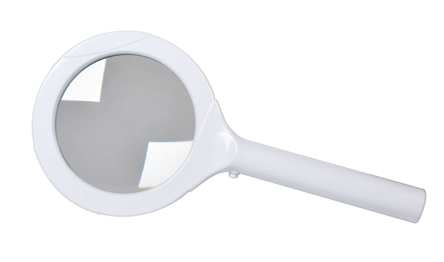 Mercury Strong Handheld Magnifying Glass a Light Up Magnifying Lens with an Impressive 3 x Magnification & 3 x LED Lights, Batteries are required for LED Light, White