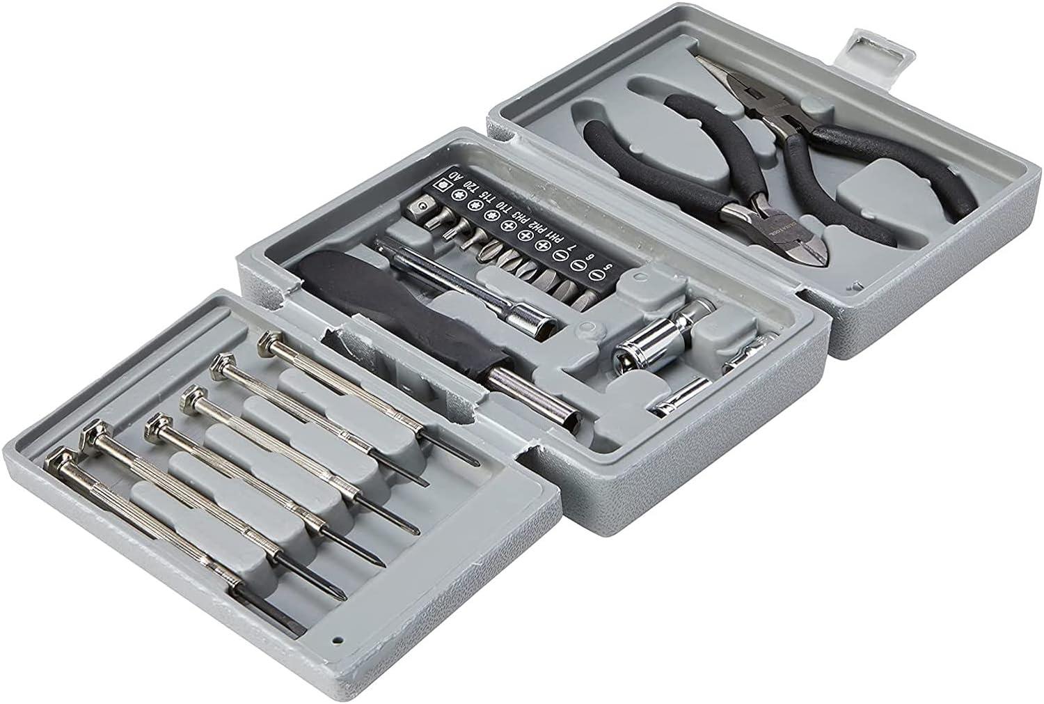 Duratool 25 Multi Small Slot Torx PH Mini Screwdriver Set Bits Repair Tool Kit