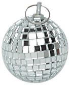 Mirror Ball 5cm 50mm 2" Silver Sparkling Disco Lights Halloween Xmas Party