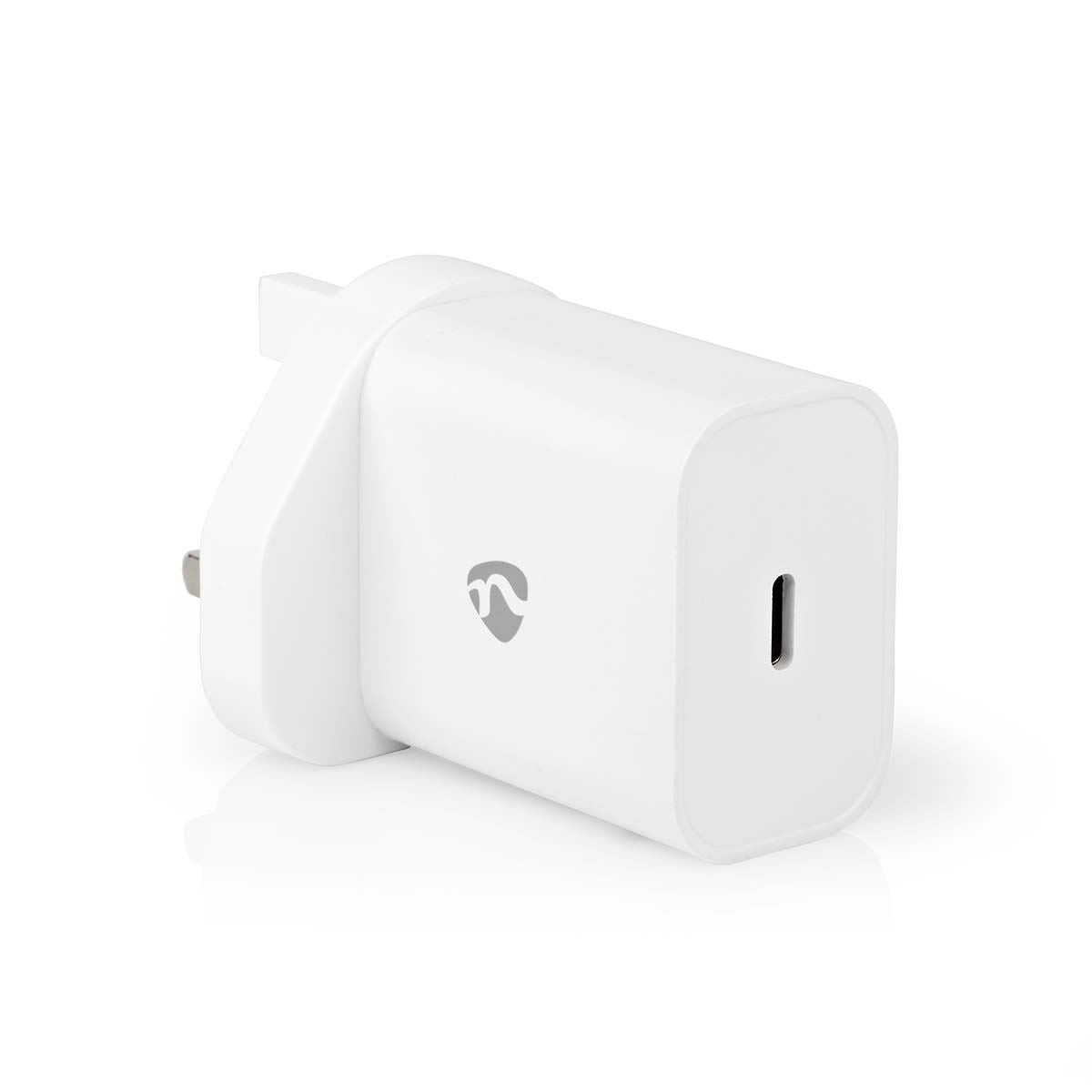 Nedis Wall Charger | 20 W | PD3.0 20W | Quick charge feature | 1.67 / 2.22 / 3.0 A | Number of outputs: 1 | USB-C™ | Automatic Voltage Selection | White