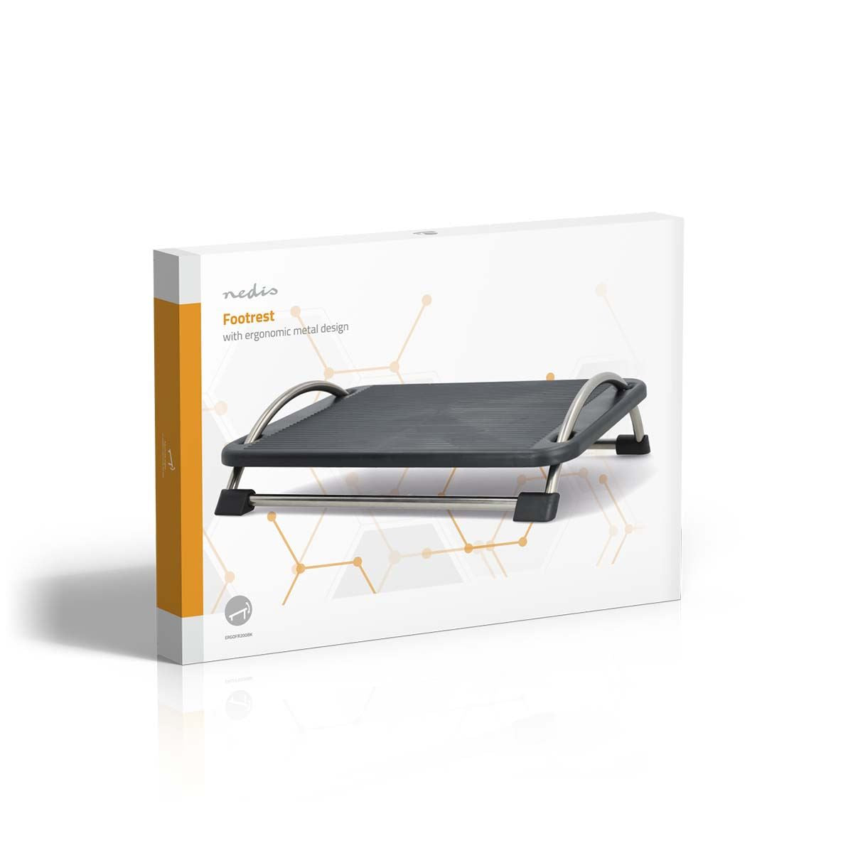 Nedis Feet Rest | Adjustable Angle | Black | Metal / Plastic