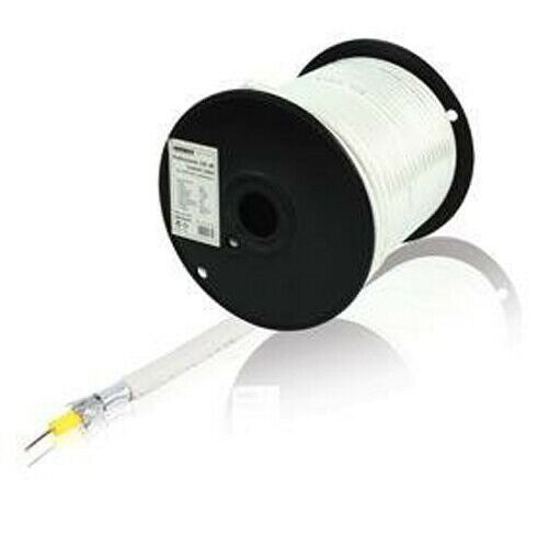 Nedis Coax Cable On Reel | RG6T | 75 Ohm | Double Shielded | ECA | 50.0 m | Coax | PVC | White