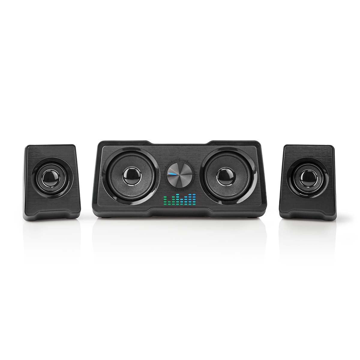 Nedis Gaming Speaker | Speaker channels: 2.2 | USB Powered | 3.5 mm Male | 48 W | LED | Volume control