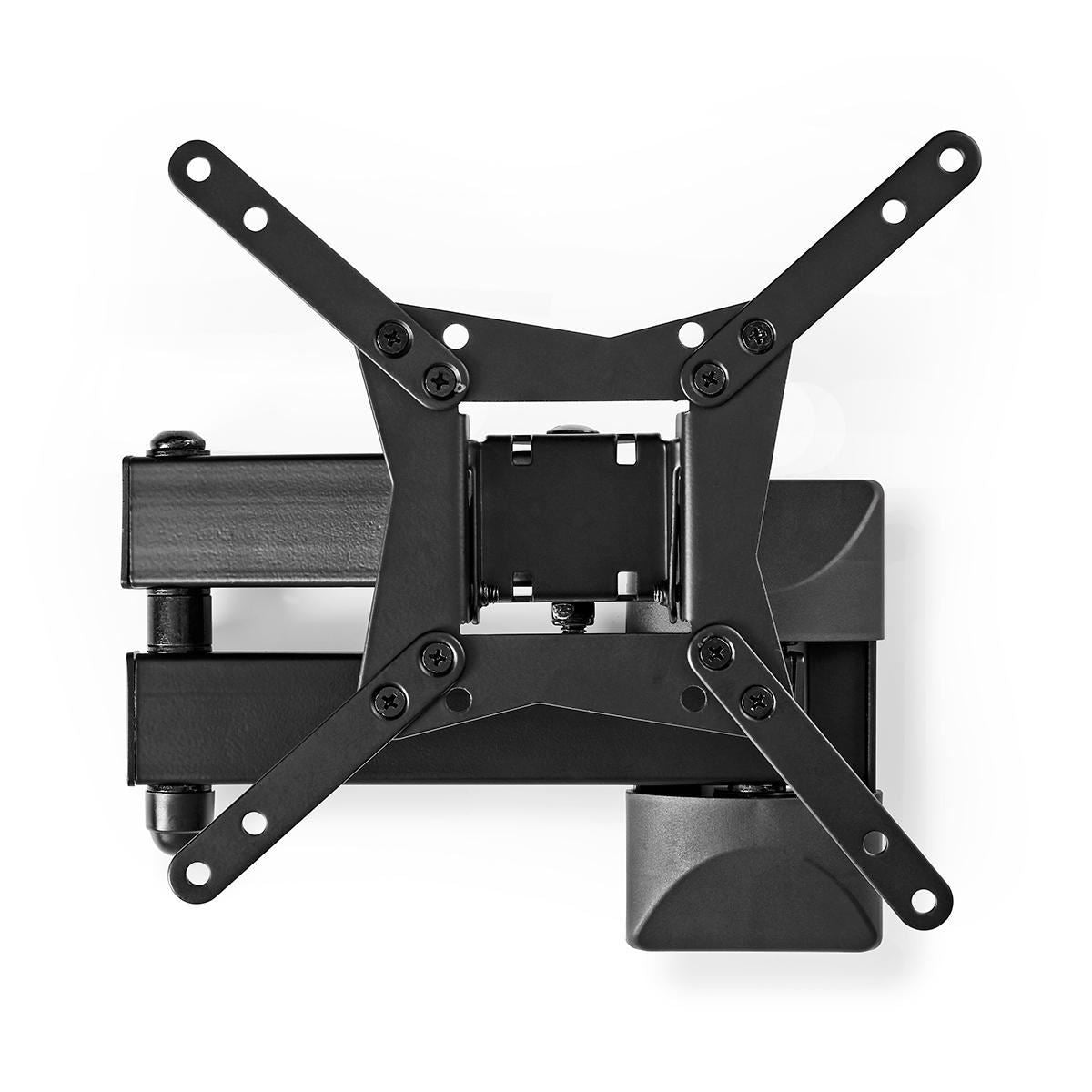 Nedis Full Motion TV Wall Mount | 10 - 32 " | Maximum supported screen weight: 30 kg | Tiltable | Rotatable | Minimum wall distance: 68 mm | Maximum wall distance: 370 mm | 3 Pivot point(s) | Steel | Black