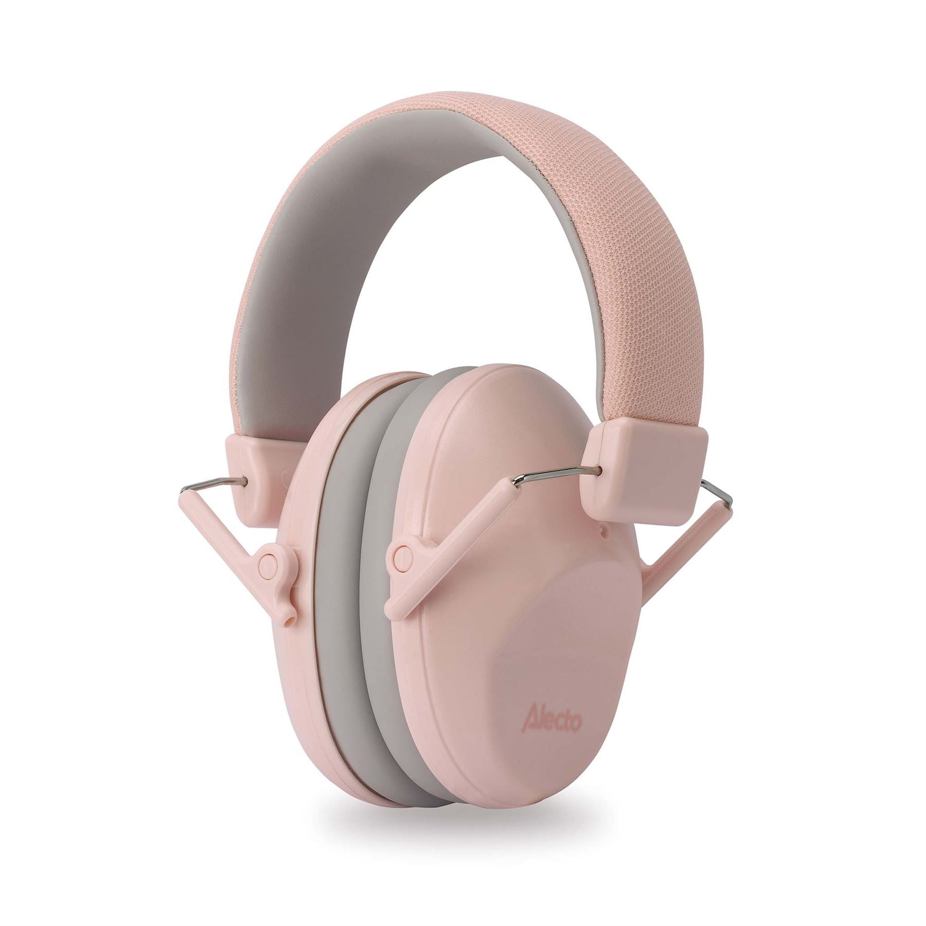 Alecto BV73PK Kids Ear Defenders Children, Age 5-17, Certified 25dB, Adjustable Size, Noise Cancelling Headphones Kids, Ear Defenders Autism, Ear Muffs for Toddler, Boys, Girls, School - Pink