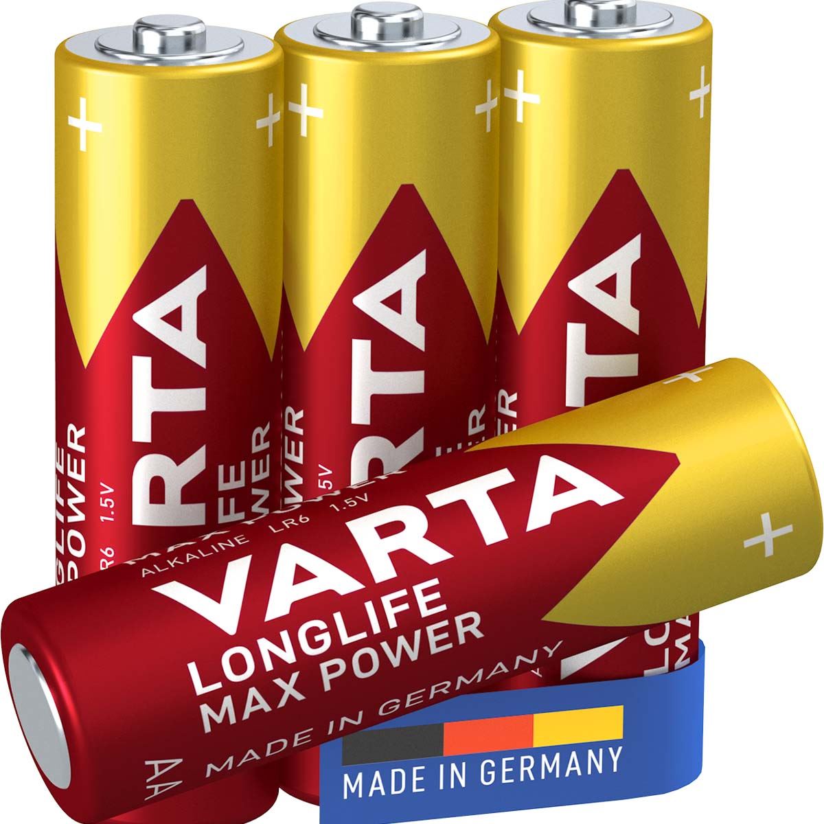 Varta Alkaline Battery AA 1.5 V Max Tech 4-Blister