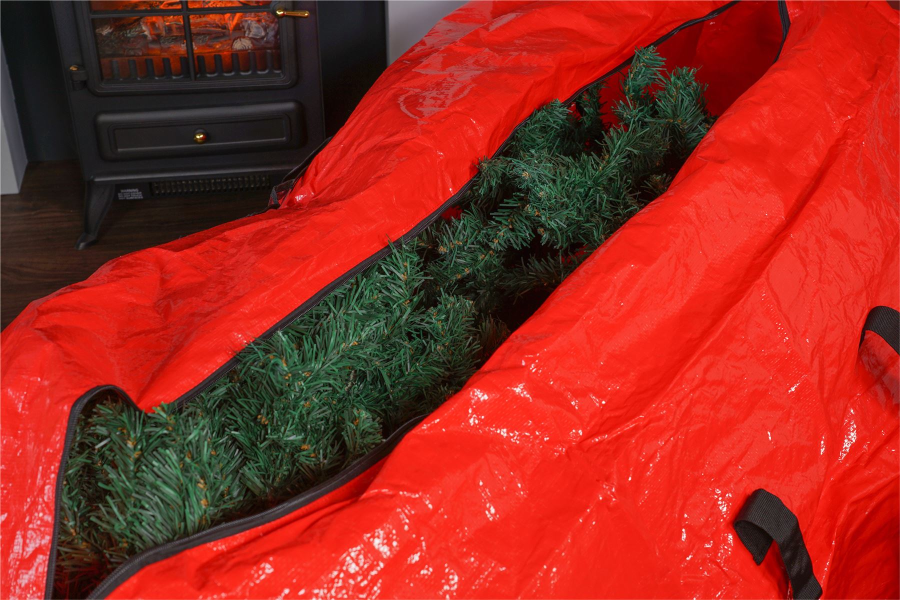 Large Multi Purpose Storage Bag for Christmas Decorations, Clothes, Bedding etc. - Red