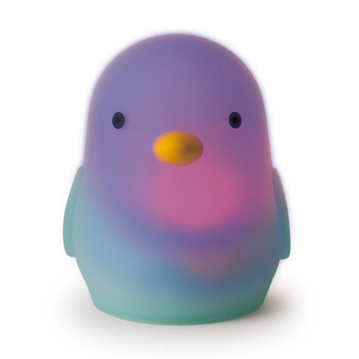 Alecto Bird Night Light for Kids, Baby Night Light for Nursery with RGB Colours & Modes, Rechargeable, Timer & Touch Control, Portable Light, BPA Free