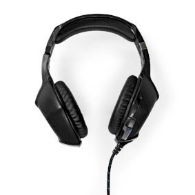 Nedis Gaming Headset | Over-Ear | Stereo | USB Type-A / 2x 3.5 mm | Fold-Away Microphone | 2.20 m | LED