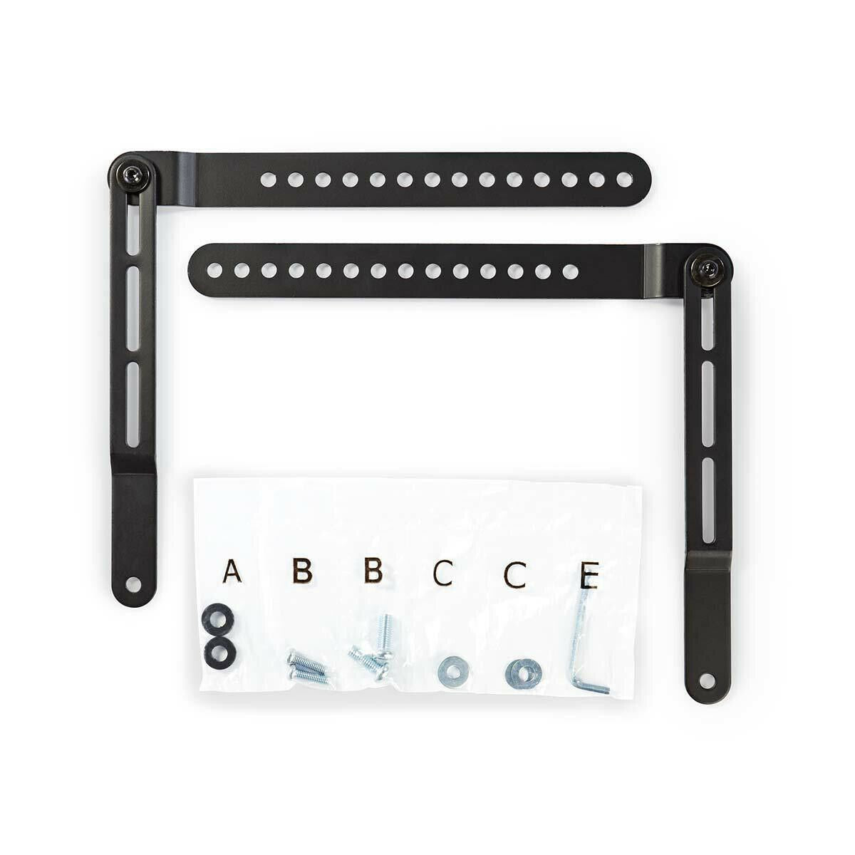 Nedis Soundbar Mount | Compatible with: Universal | Attached to the TV | 10 kg | Rotatable | Steel | Black