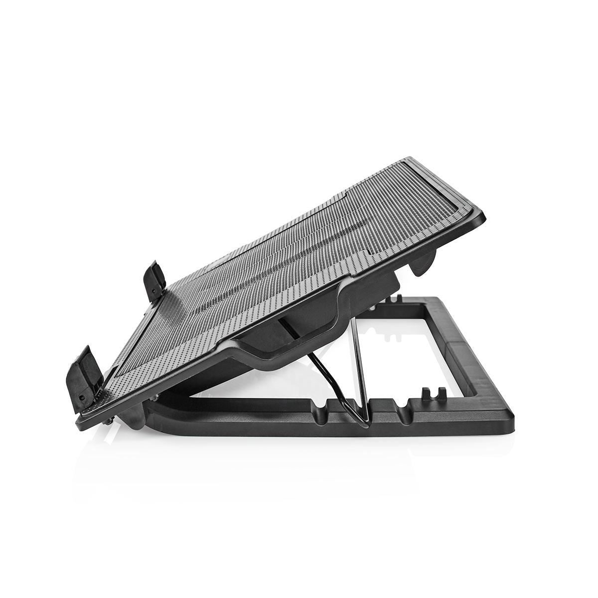 Nedis Notebook Stand | Number of fans: 2 | USB Powered | Number of angles: 4 | 18 " | 1200 rpm | LED