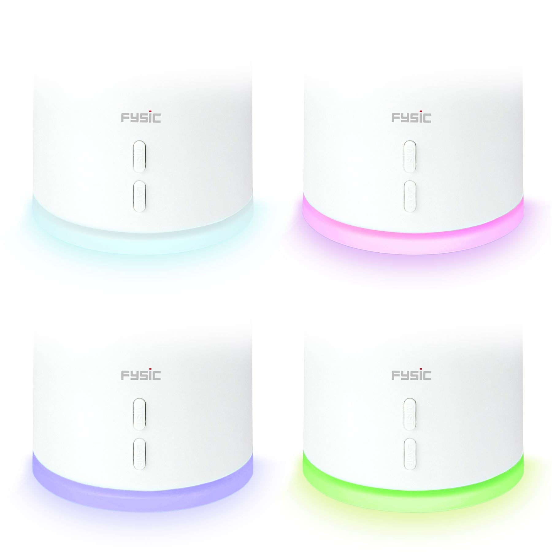 Fysic Ultrasonic Air Humidifier uses Ultrasonic Cooling Vapour Technology / Aroma Fragrance - White