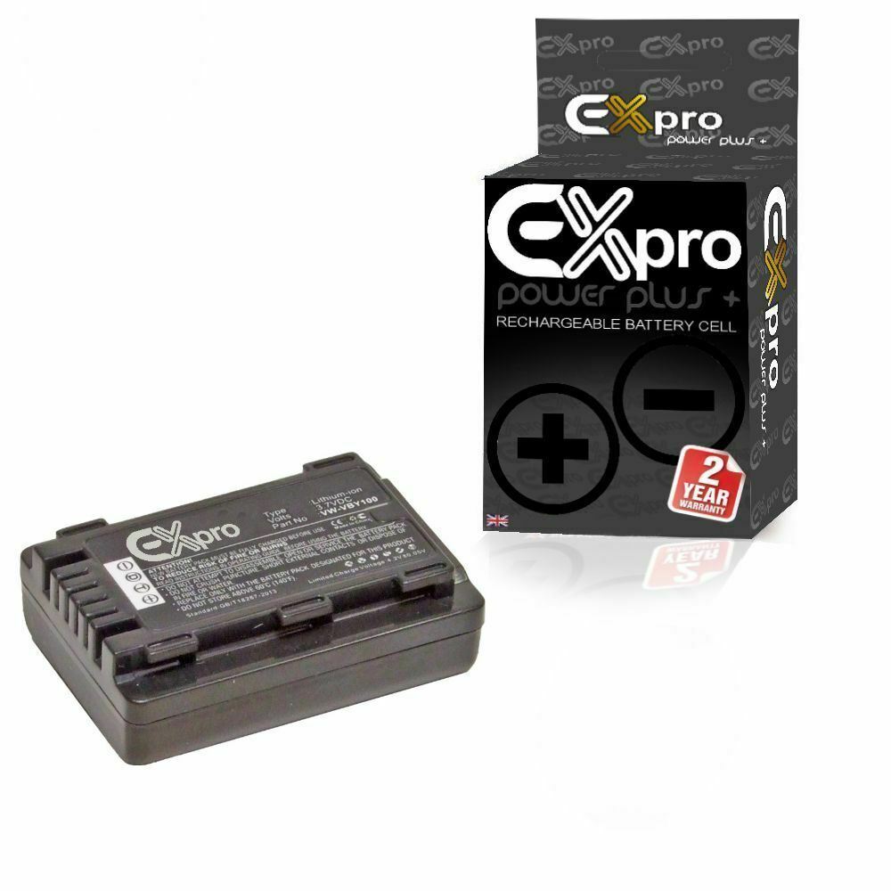 Ex-Pro VW-VBY100, VW-VBY100E, VW-VBY100E-K Panasonic Li-on Digital Camcorder Battery