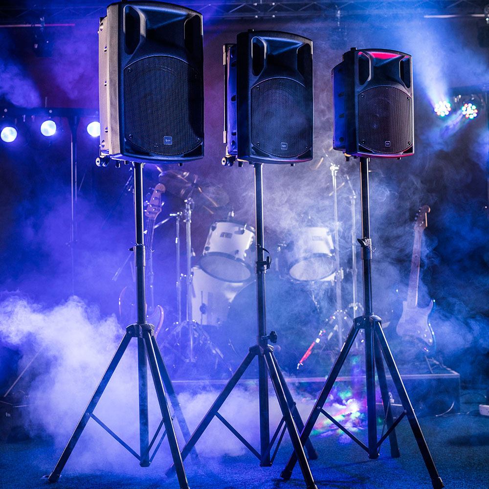 QTX QX10BT 10" 150W Powered Active Bluetooth  Speaker