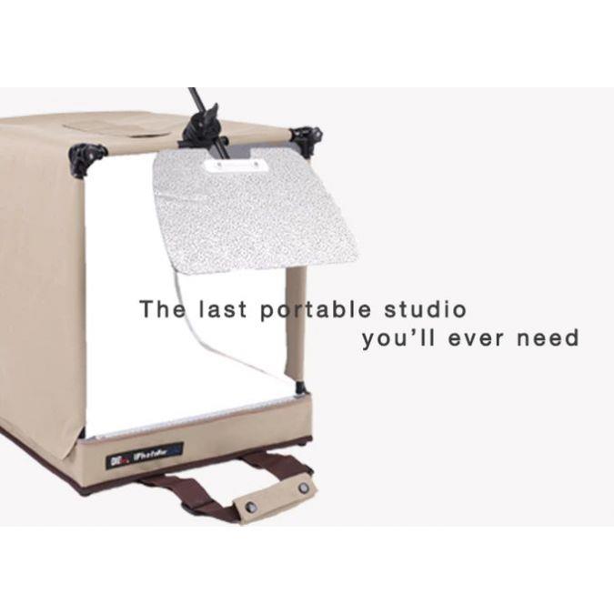 Digpro iPhotoBox Lite 40cm Photo Light Box, LED Photography Studio with 6000 Lux Lighting, 5 Brightness Levels, Reflection-Free Product Photography