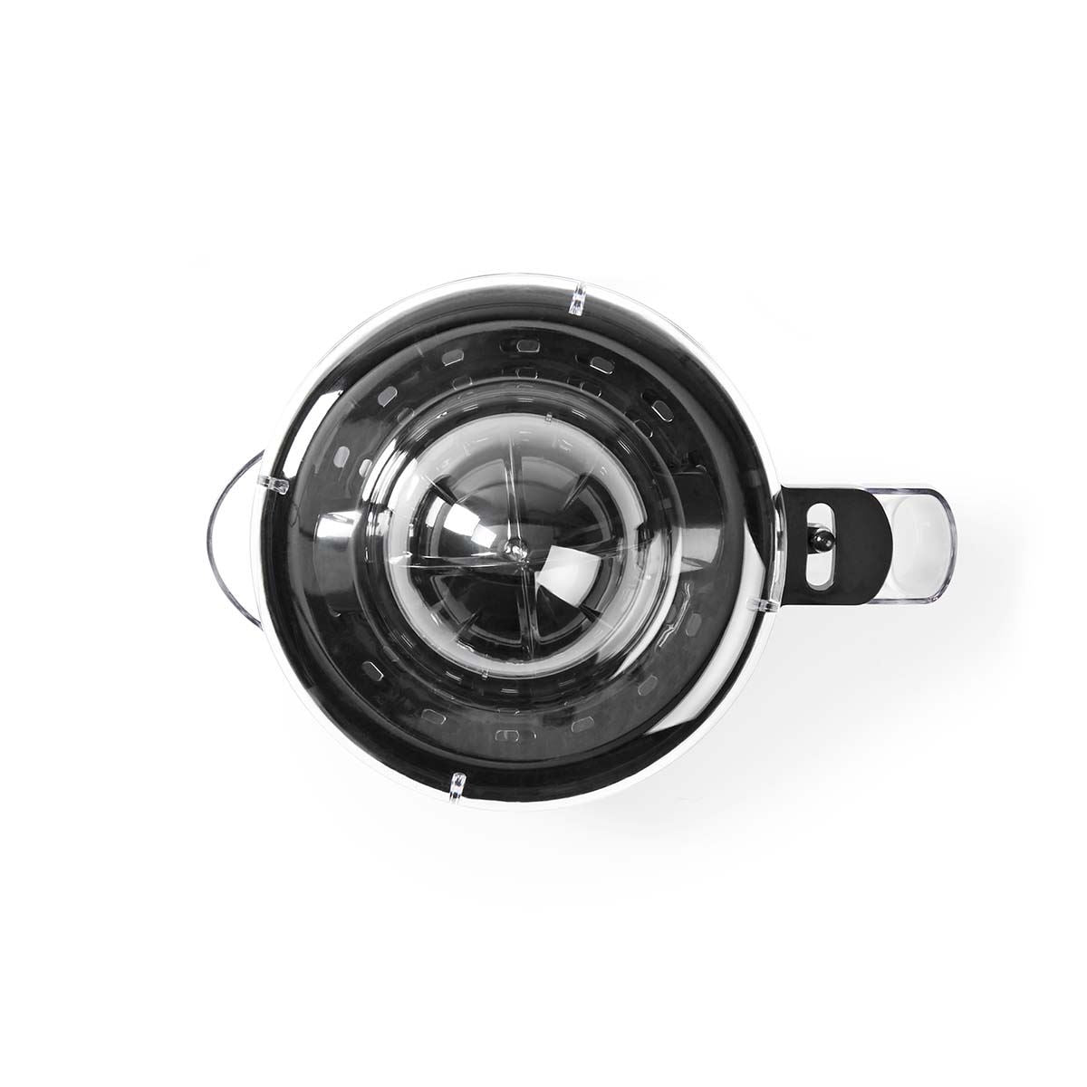 Gastronoma 800ml Electric Citrus Press Juicer with Adjustable Pulp Filter, 2x Cones and Easy Pour Spout - Black/Silver