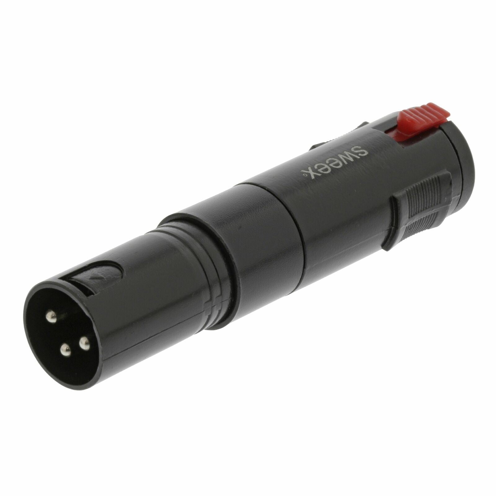 Sweex XLR Adapter XLR 3-Pin Male to 6.35mm Female - Dicast Metal - Black