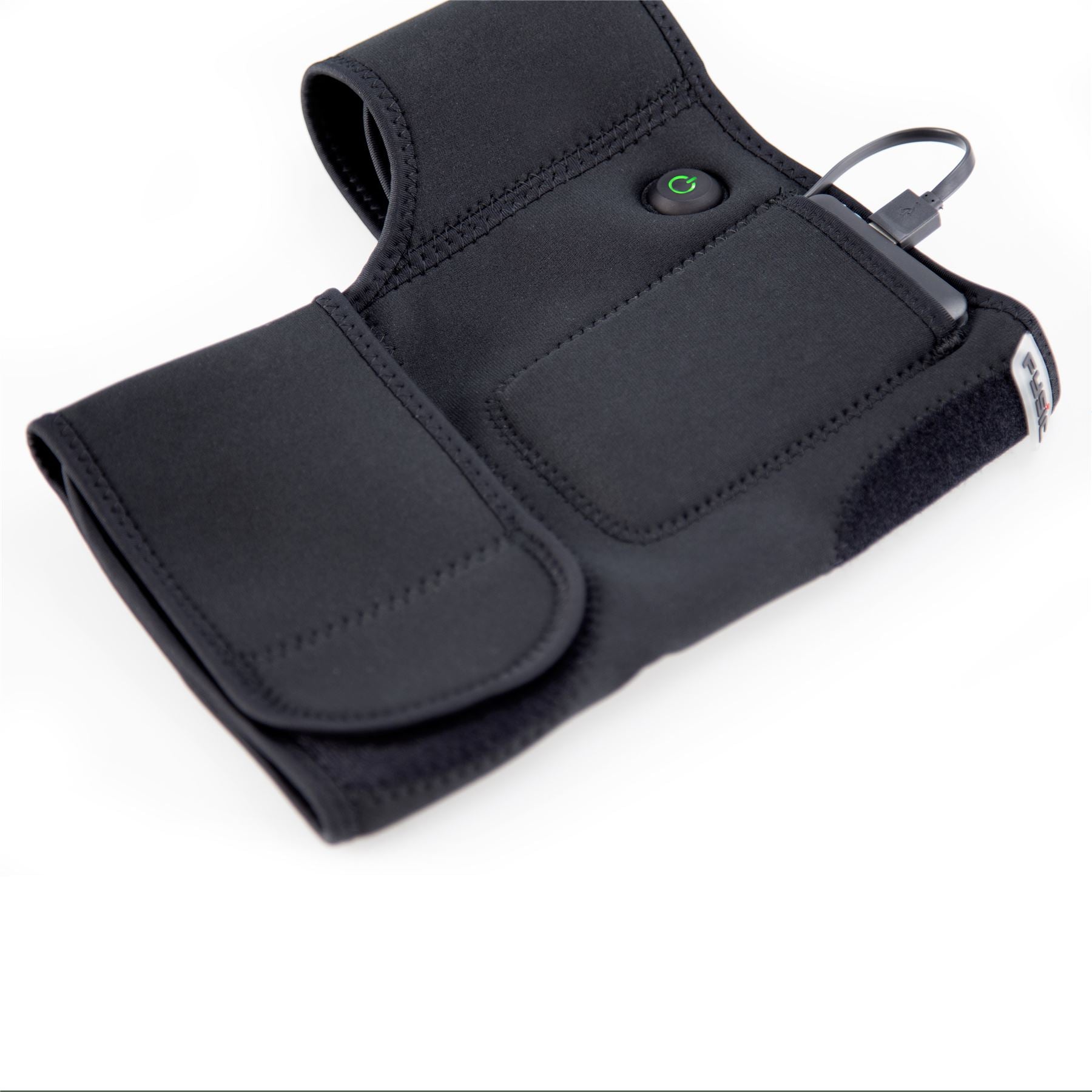 Fysic Wireless Heating Pad for Right Knee - Heated Knee Support 3 Adjustable Heat Temperature Levels (Portable use Possible with a Power Bank)