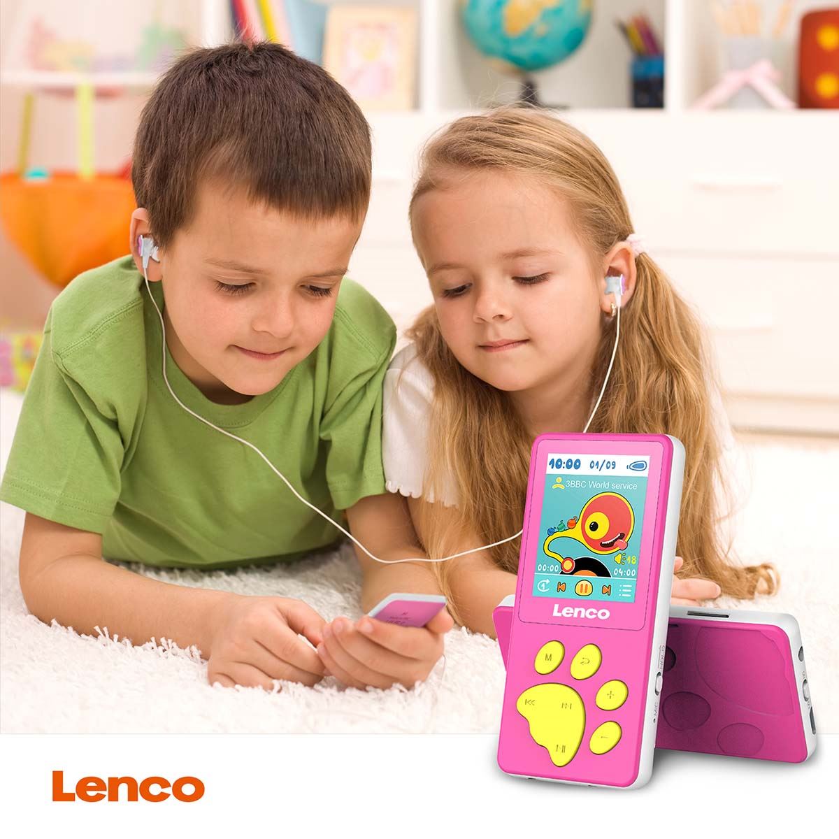 Lenco MP3/MP4 Player | 8GB | Pink