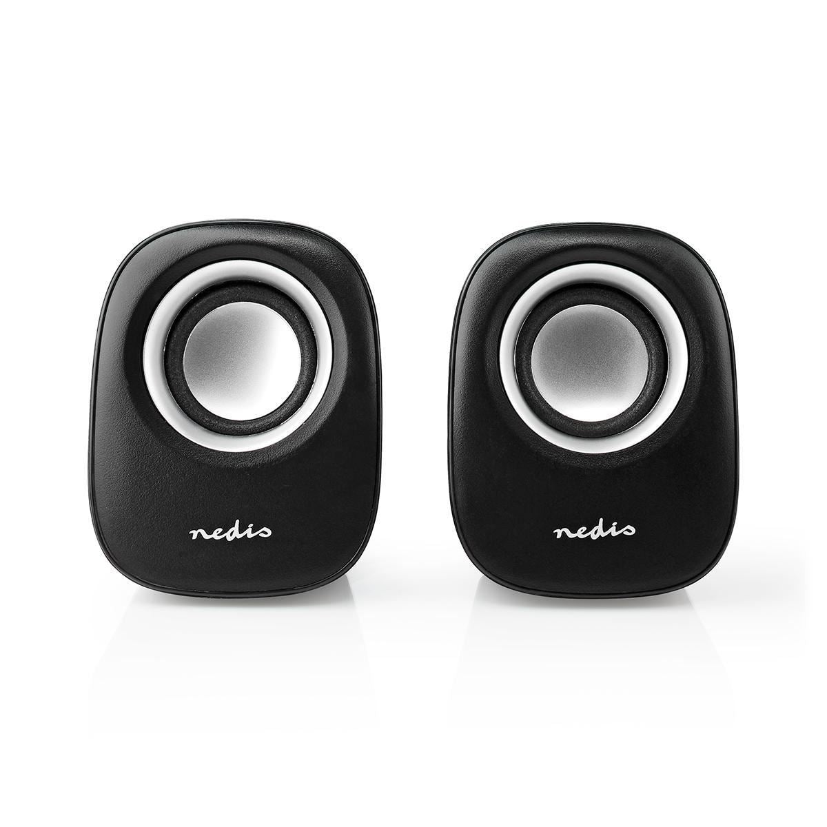 Nedis PC Speaker | 2.0 | 12 W | 3.5 mm Male | USB Powered | Volume control