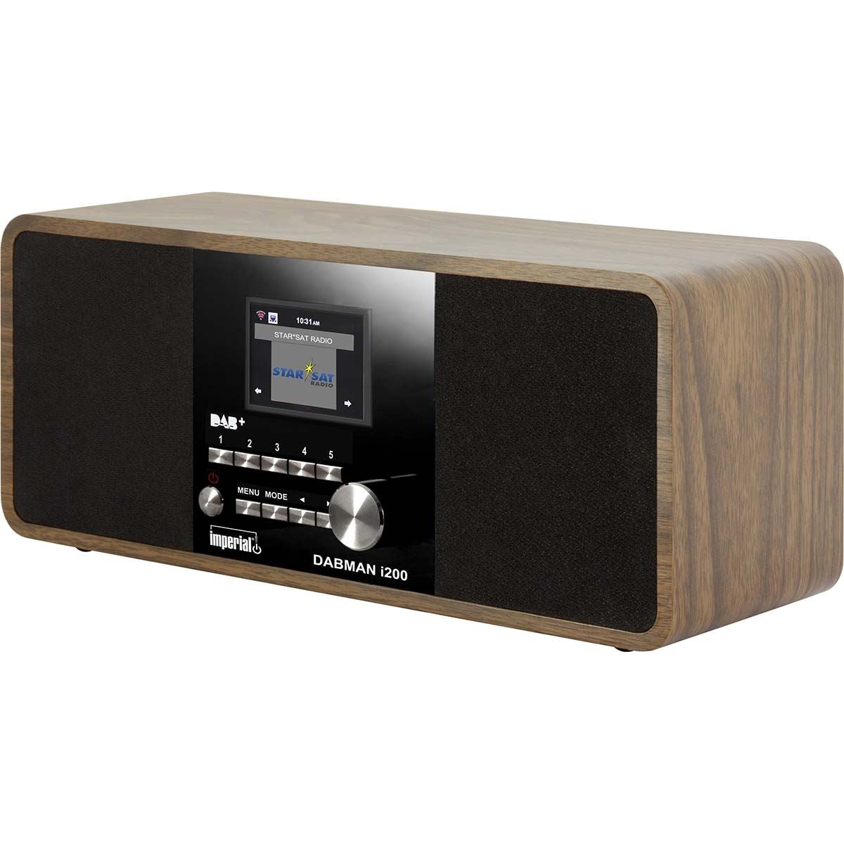 Imperial DABMAN i200 Multifunctional Stereo Radio DAB+ / FM / Internet Wood Look