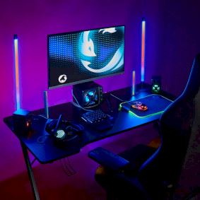 Nedis Gaming Mouse Pad | Microfiber / Rubber | Black