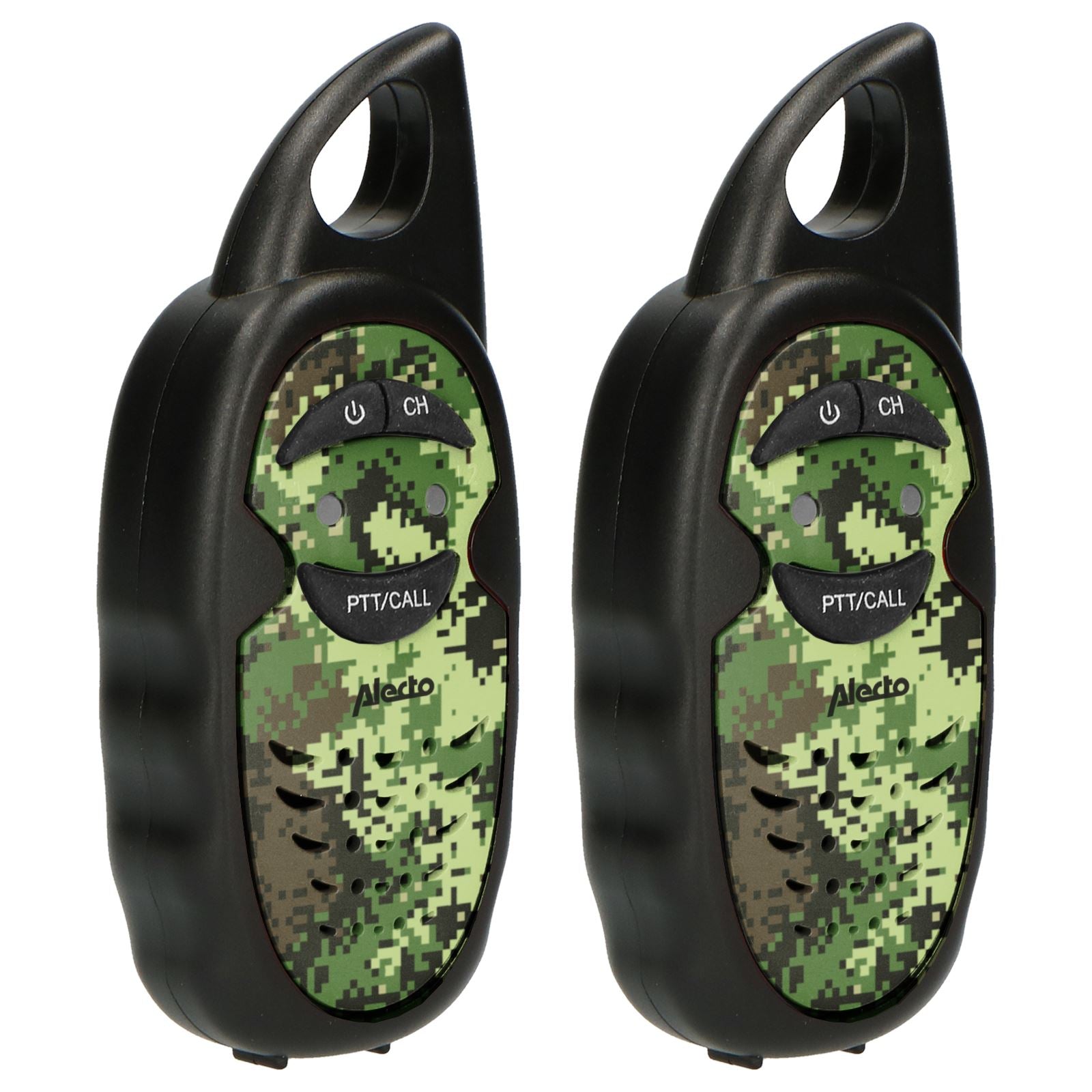 Alecto Walkie-Talkie Set | 2 Handsets | Up to 3 km | Frequency channels: 3 | up to 3 Hours | Camouflage