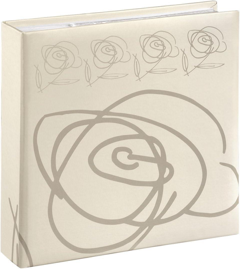 Hama Wild Rose Memo Album for 200 4 x 6 inch Photos, White
