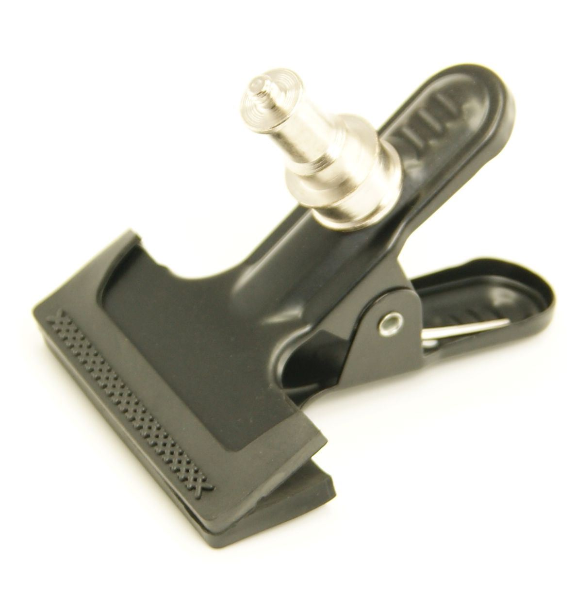 Ex-Pro Studio Background Clip 45mm Metal Grip with Rubber Protective Cover & Spigot / 1/4" Thread