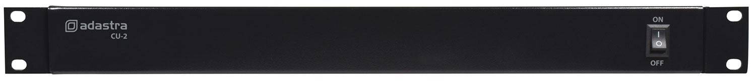 Adastra 19" Rack Mount Fan Cooling Unit for Airflow Hard Wired with 1.5 Metre UK Mains Plug