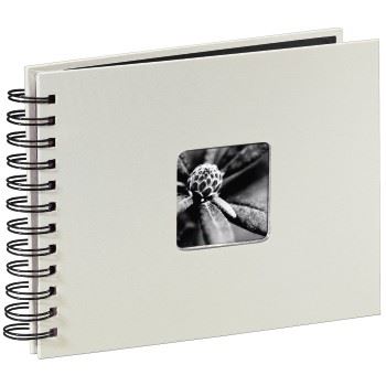 Hama Fine Art Spiralbound Photo Album, 24 x 17 cm, 50, Chalk