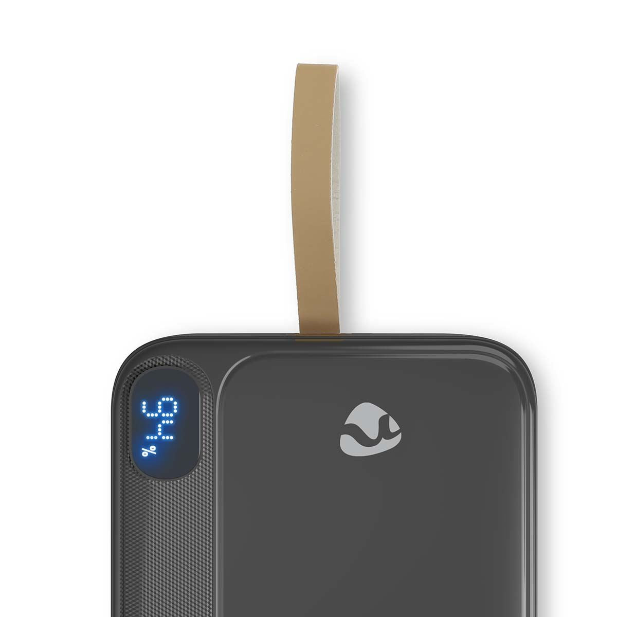 Nedis Powerbank | 30000 mAh | 1.5 / 1.67 / 2.0 / 2.22 / 3.0 A | Number of outputs: 3 | Output connection: 1x USB-C™ / 2x USB-A | Input connection: 1x USB-C™ | PD3.0 20W | Lithium-Polymer | Display